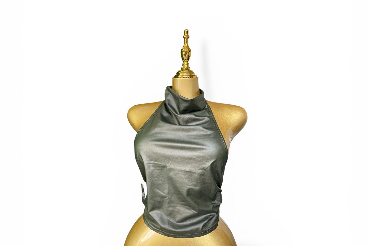 Backless Olive green Top